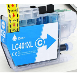 CARTOUCHE JET D'ENCRE BROTHER LC401CXL COMPATIBLE CYAN