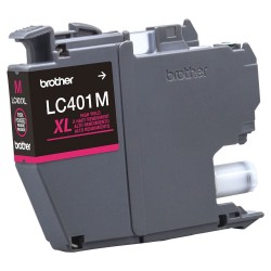 CARTOUCHE JET D'ENCRE BROTHER LC401XLM ORIGINALE MAGENTA