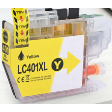 CARTOUCHE JET D'ENCRE BROTHER LC401YXL JAUNE