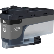 CARTOUCHE JET D'ENCRE BROTHER LC406BK COMPATIBLE NOIR