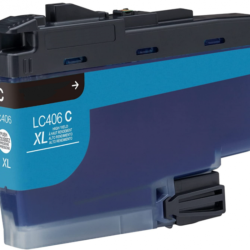 CARTOUCHE JET D'ENCRE BROTHER LC406CXL COMPATIBLE CYAN