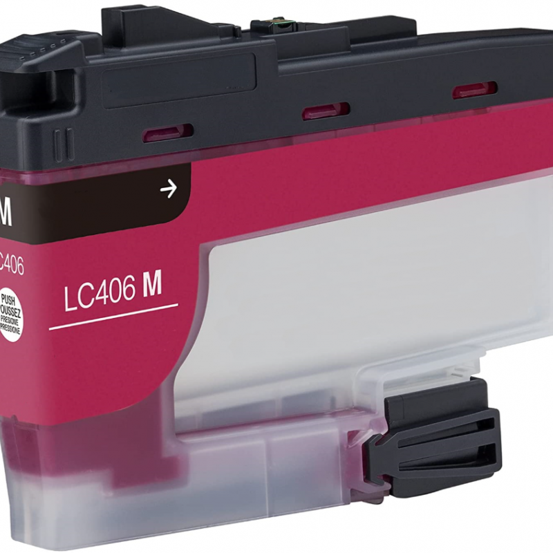 CARTOUCHE JET D'ENCRE BROTHER LC406M COMPATIBLE MAGENTA