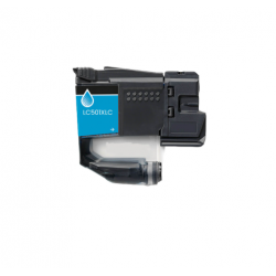 CARTOUCHE JET D'ENCRE BROTHER LC501CXL COMPATIBLE CYAN