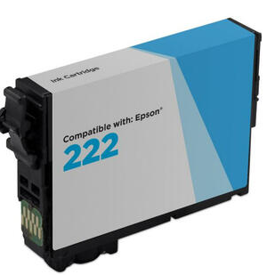 CARTOUCHE JET D'ENCRE EPSON 222 T222220-S COMPATIBLE CYAN