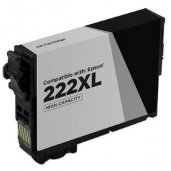CARTOUCHE JET D'ENCRE EPSON 222XL T222120XL-S COMPATIBLE NOIR HAUTE CAPACITÉ