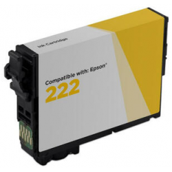 CARTOUCHE JET D'ENCRE EPSON 222 T222420-S COMPATIBLE JAUNE