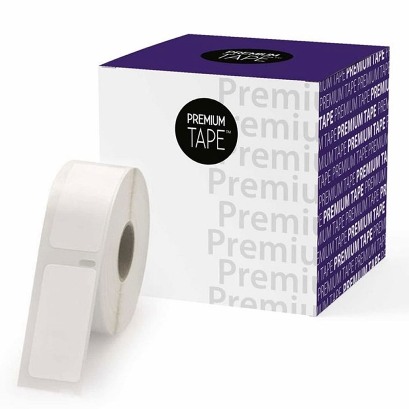 Dymo 30336 étiquettes compatible noir sur blanc