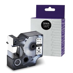 Dymo A45803 Ruban compatible noir sur blanc 19mm