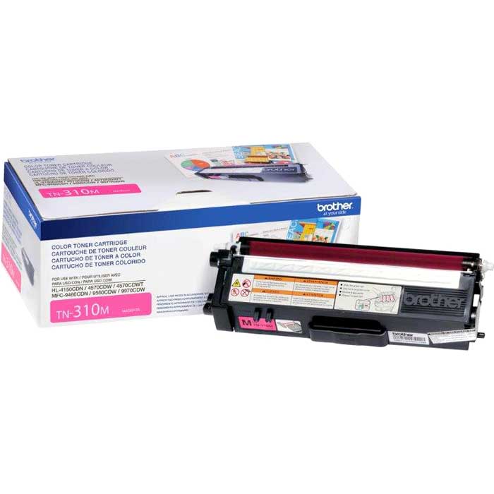 CARTOUCHE DE TONER LASER BROTHER TN310M ORIGINALE MAGENTA