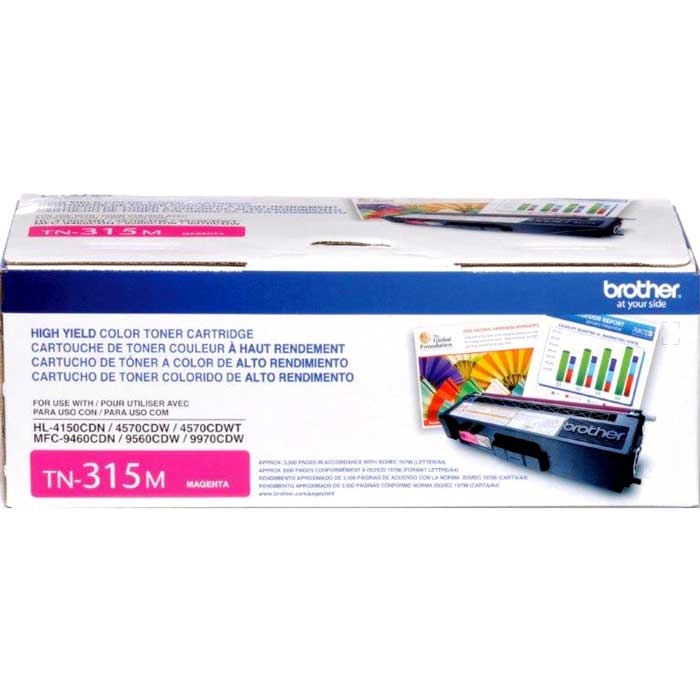 CARTOUCHE DE TONER LASER BROTHER TN315M ORIGINALE MAGENTA