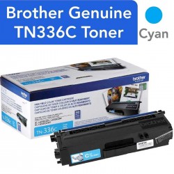 CARTOUCHE DE TONER LASER BROTHER TN336C ORIGINALE CYAN