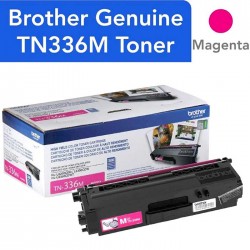 CARTOUCHE DE TONER LASER BROTHER TN336M ORIGINALE MAGENTA