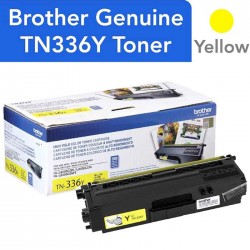 CARTOUCHE DE TONER LASER BROTHER TN336Y ORIGINALE JAUNE