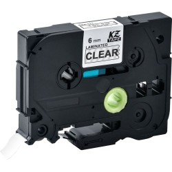 Brother TZE-111 RUBAN POUR ÉTIQUETEUSE 6MM (0.23") COMPATIBLE (NOIR SUR CLAIR)