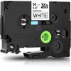 BROTHER TZE-261 RUBAN POUR ÉTIQUETEUSE 36MM (1.4") COMPATIBLE (NOIR SUR BLANC)