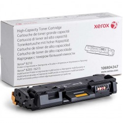 CARTOUCHE DE TONER LASER XEROX 106R04347 ORIGINALE NOIR HAUTE CAPACITÉ