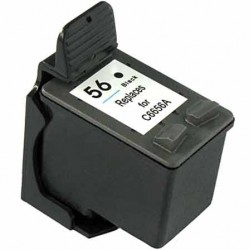 CARTOUCHE JET D'ENCRE HP56 C6656AN RECYCLÉE NOIR