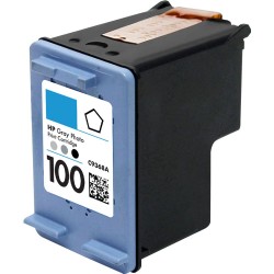 CARTOUCHE JET D'ENCRE HP100 C9368AC RECYCLÉE GRIS