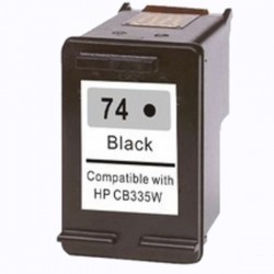 CARTOUCHE JET D'ENCRE HP74 CB335WC RECYCLÉE NOIR
