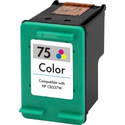 CARTOUCHE JET D'ENCRE HP75 CB337WC RECYCLÉE COULEUR