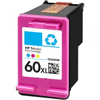 CARTOUCHE JET D'ENCRE HP60XL CC644WN RECYCLÉE COULEUR