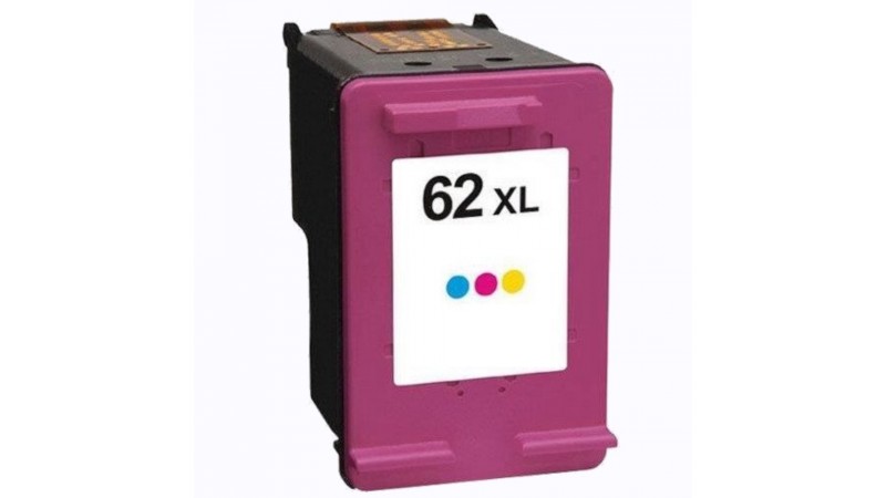 CARTOUCHE JET D'ENCRE HP62XL C2P07AN RECYCLÉE COULEUR