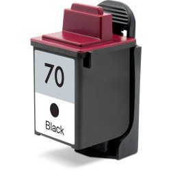 CARTOUCHE JET D'ENCRE LEXMARK 12A1970 (70) RECYCLÉE NOIR