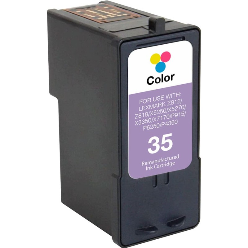 CARTOUCHE JET D'ENCRE LEXMARK 18C0035 (35) RECYCLÉE COULEUR