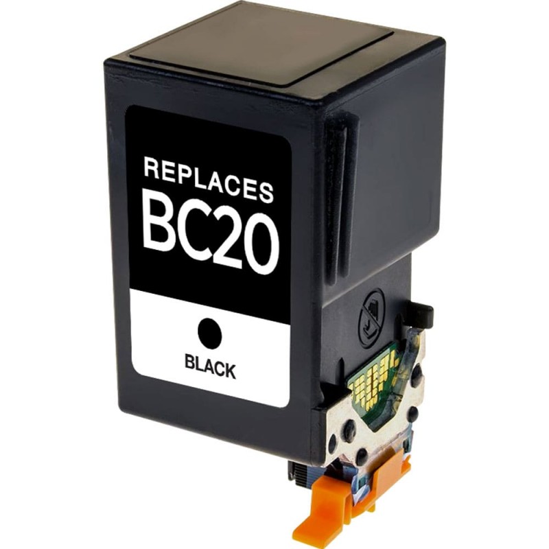 CARTOUCHE JET D'ENCRE CANON BC-20 RECYCLÉE NOIR