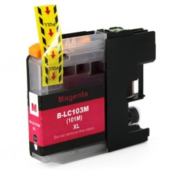 CARTOUCHE JET D'ENCRE BROTHER LC101M/LC103M XL COMPATIBLE MAGENTA