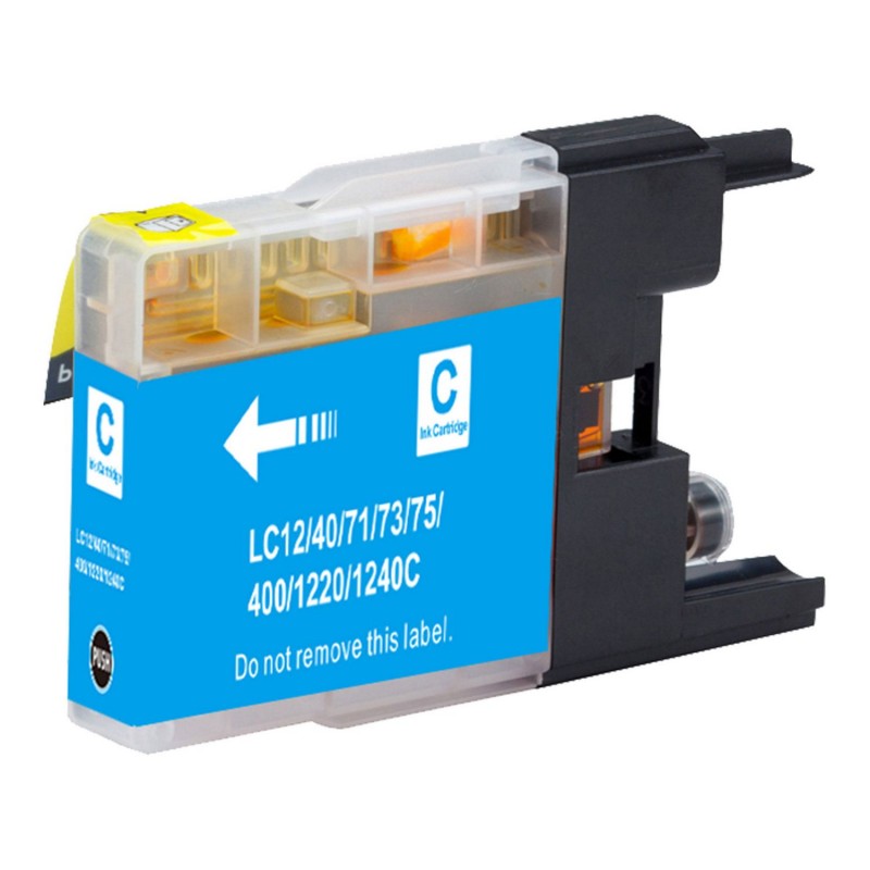 CARTOUCHE JET D'ENCRE BROTHER LC71C/LC75C XL COMPATIBLE CYAN