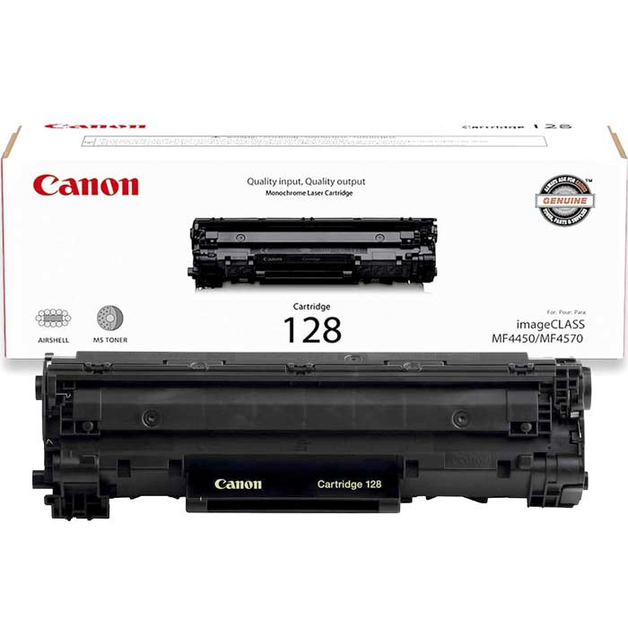 CARTOUCHE DE TONER LASER CANON 128 3500B001AA ORIGINALE NOIR