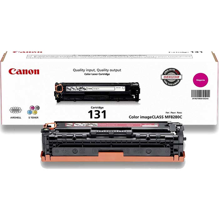 CARTOUCHE DE TONER LASER CANON 131 6270B001AA ORIGINALE MAGENTA