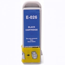 CARTOUCHE JET D'ENCRE EPSON T026201 T026 COMPATIBLE NOIR