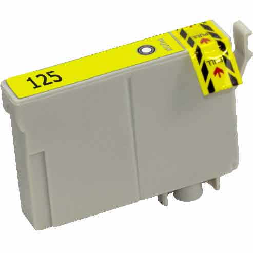 CARTOUCHE JET D'ENCRE EPSON 125 T125420 COMPATIBLE JAUNE