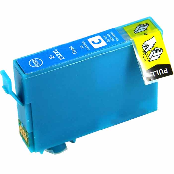 CARTOUCHE JET D'ENCRE EPSON 252XL T252220XL COMPATIBLE CYAN