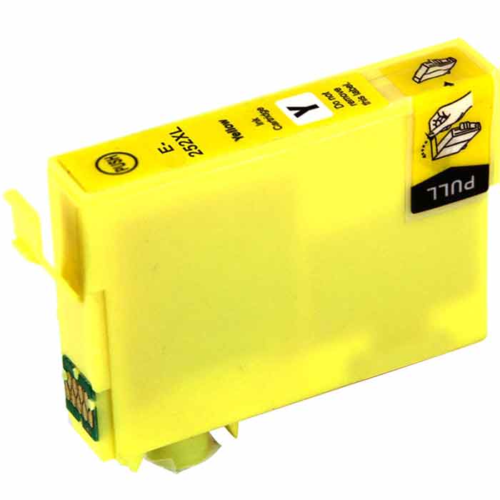 CARTOUCHE JET D'ENCRE EPSON 252XL T252420XL COMPATIBLE JAUNE