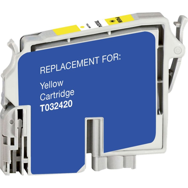 CARTOUCHE JET D'ENCRE EPSON T032 T032420 COMPATIBLE JAUNE