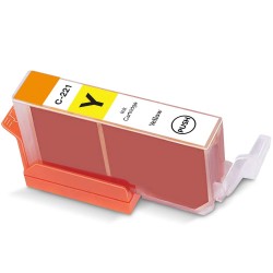 CARTOUCHE JET D'ENCRE CANON CLI-221Y COMPATIBLE JAUNE
