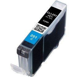 CARTOUCHE JET D'ENCRE CANON CLI-251XLC COMPATIBLE CYAN