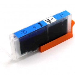 CARTOUCHE JET D'ENCRE CANON CLI-281XXL COMPATIBLE CYAN TRÈS HAUTE CAPACITÉ