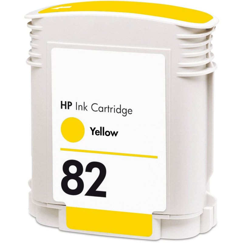 CARTOUCHE JET D'ENCRE HP82 C4913A COMPATIBLE JAUNE