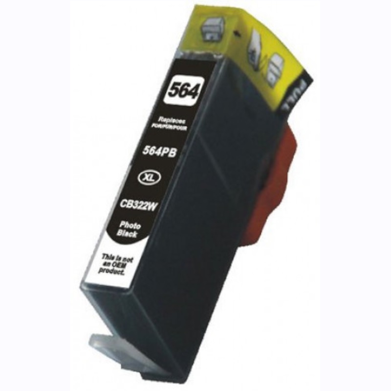 CARTOUCHE JET D'ENCRE HP564XL CB322 COMPATIBLE PHOTO NOIR