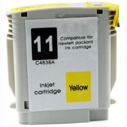 CARTOUCHE JET D'ENCRE HP11 C4838A COMPATIBLE JAUNE
