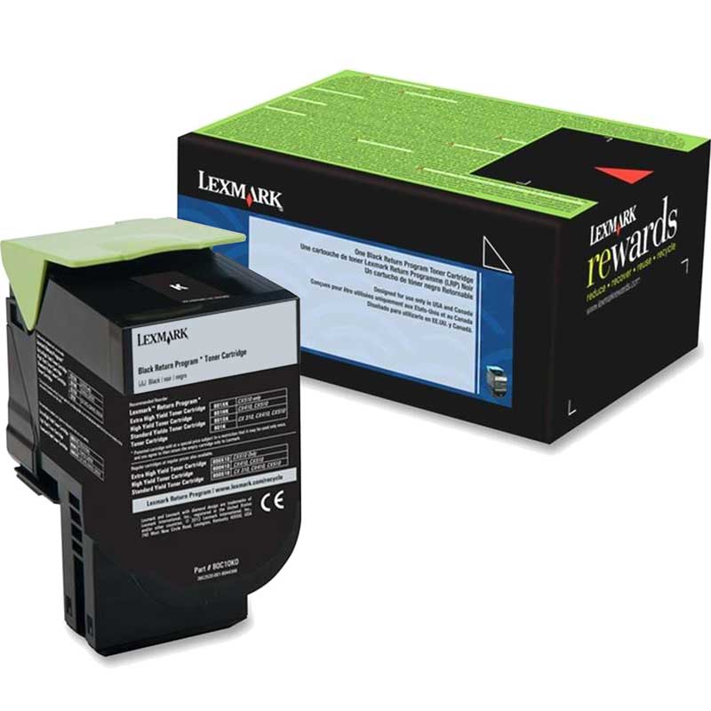 CARTOUCHE DE TONER LASER LEXMARK 701XK ORIGINALE NOIR