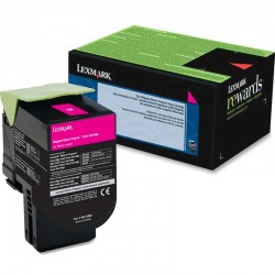 CARTOUCHE DE TONER LASER LEXMARK 801HM ORIGINALE MAGENTA