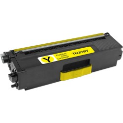 CARTOUCHE DE TONER LASER BROTHER TN339Y RECYCLÉE JAUNE