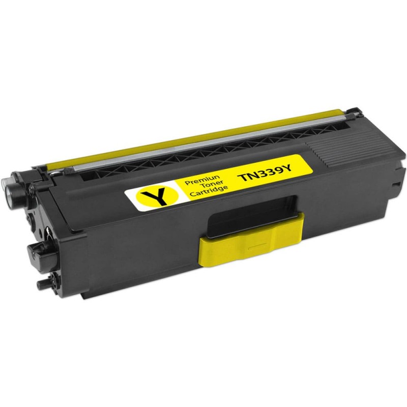 CARTOUCHE DE TONER LASER BROTHER TN339Y RECYCLÉE JAUNE