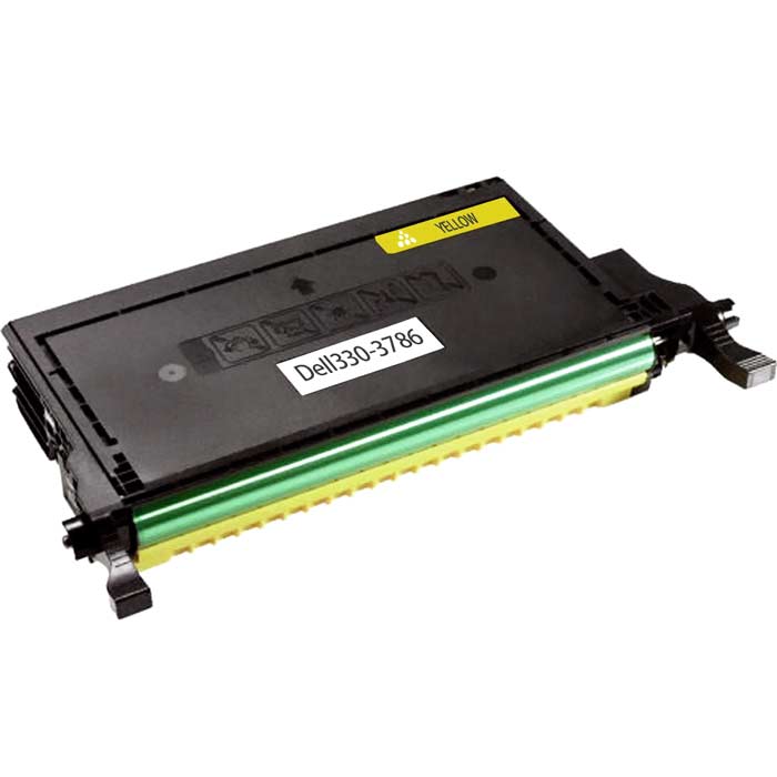 CARTOUCHE DE TONER LASER DELL 330-3790 COMPATIBLE JAUNE
