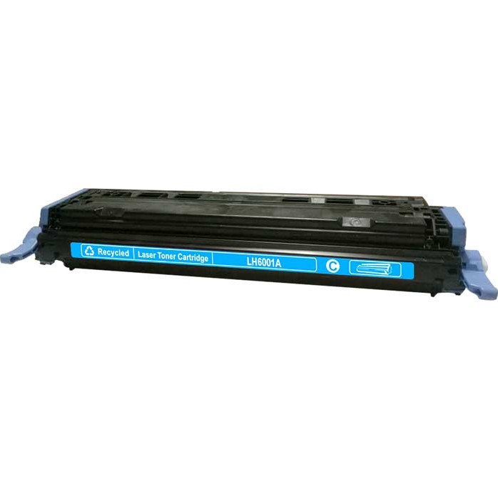 CARTOUCHE DE TONER LASER HP124A Q6001A RECYCLÉE CYAN